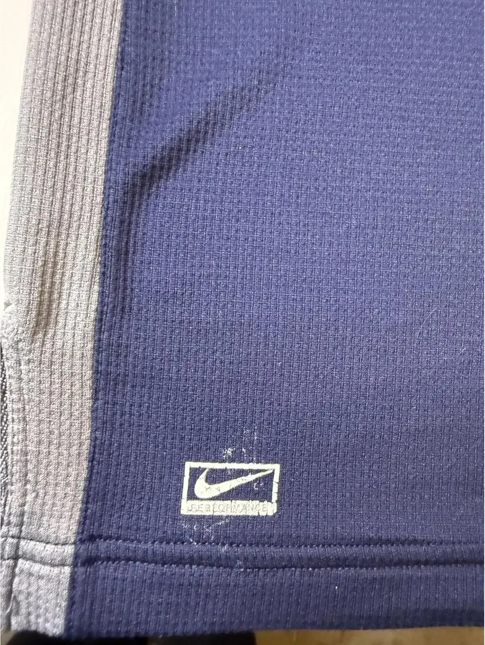 Nike Polo Shirt Mens Large Blue Short Sleeve Performance Golf Casual Tennis
